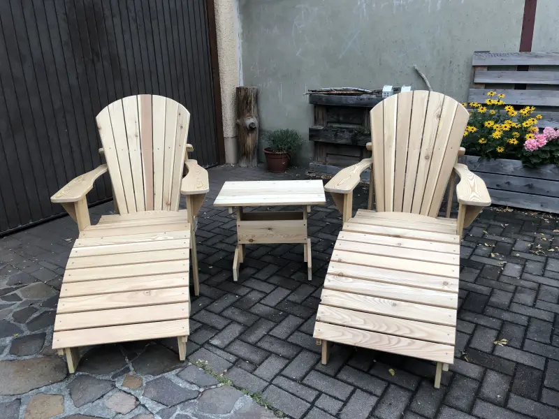 Adirondack Chair Set